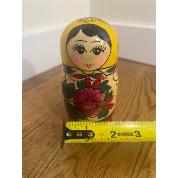 Wooden Nesting Dolls Stacking Toy Decor - Picture 6 of 6